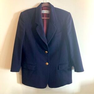 VALMELINE sz 42 Made for W &  J Wilson 100% Cashmere Lined Pockets Pads Blazer